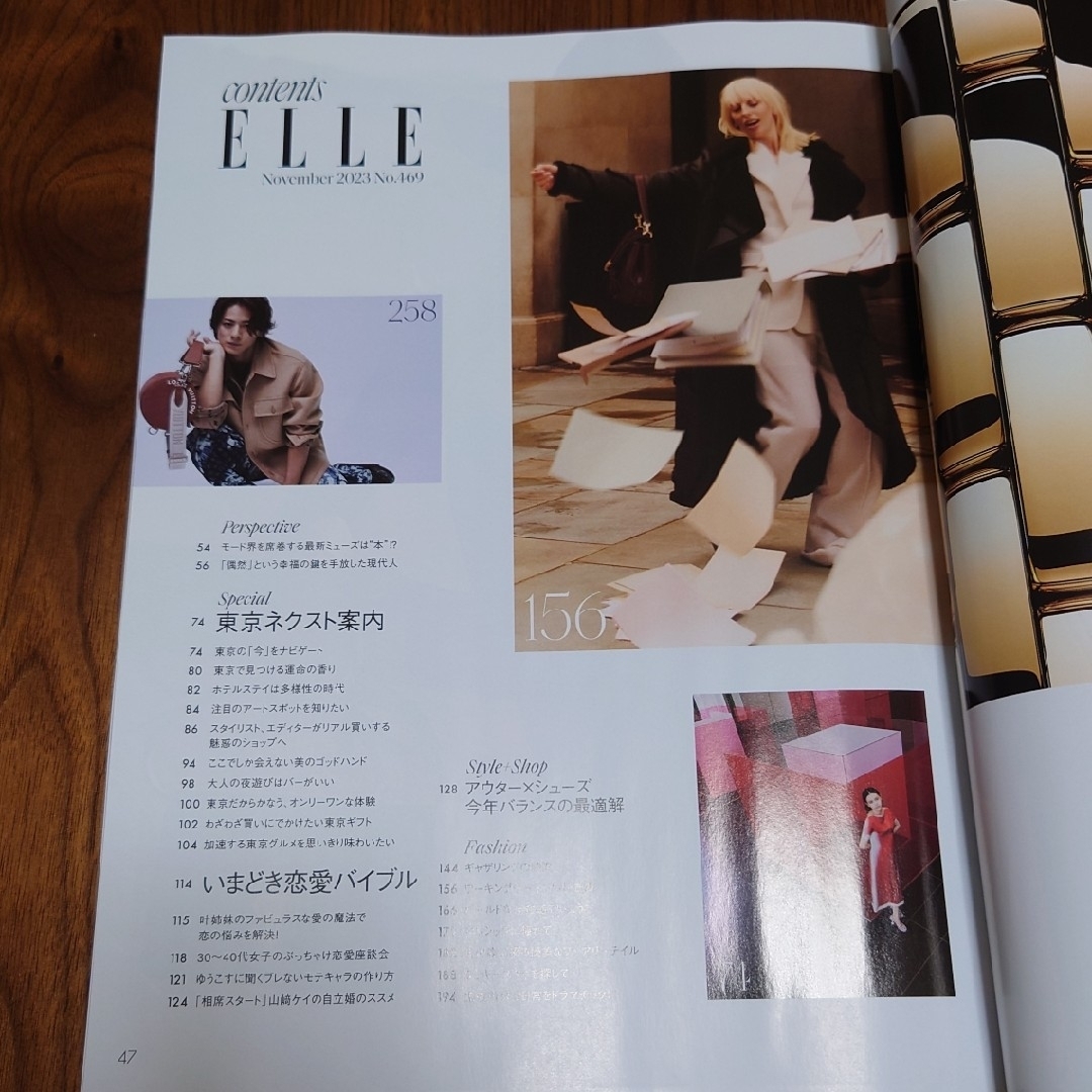 ELLE(エル)のELLE JAPON/エル・ジャポン2023年11月号雑誌エルショップクーポン付 エンタメ/ホビーの雑誌(その他)の商品写真