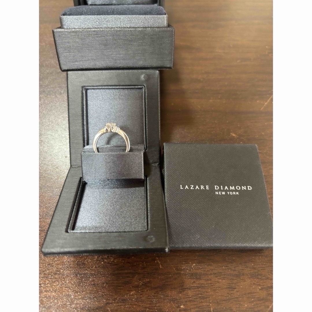 鑑定書有り◇ラザールダイヤモンド 0.25ct プラチナ ダイヤモンドリング レディースのアクセサリー(リング(指輪))の商品写真