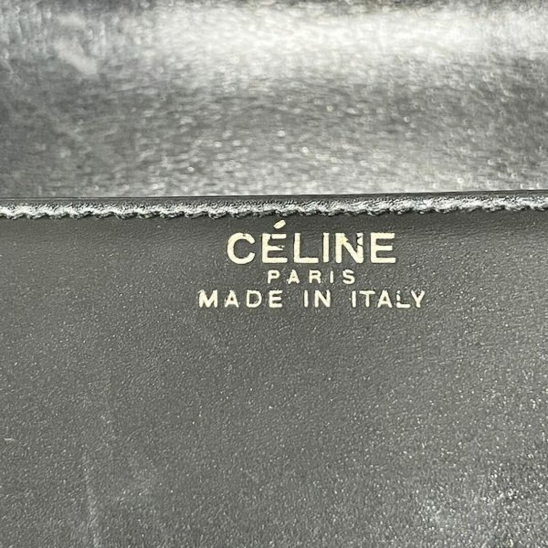 CELINE 馬車金具 肩掛け ヴィンテージ ショルダーバッグ レザー 4