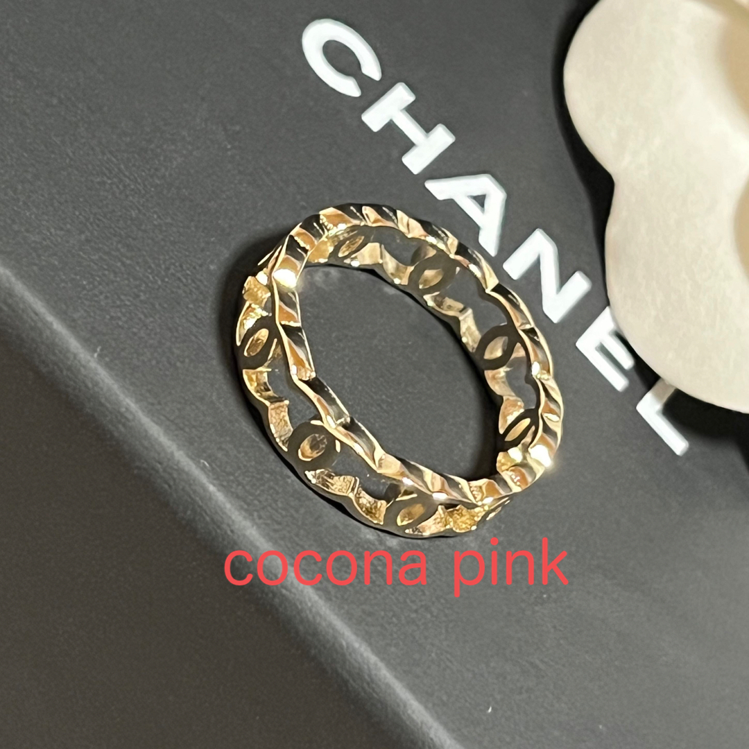 CHANEL(シャネル)のCHANEL シャネル　CCロゴ　リング　ゴールド レディースのアクセサリー(リング(指輪))の商品写真