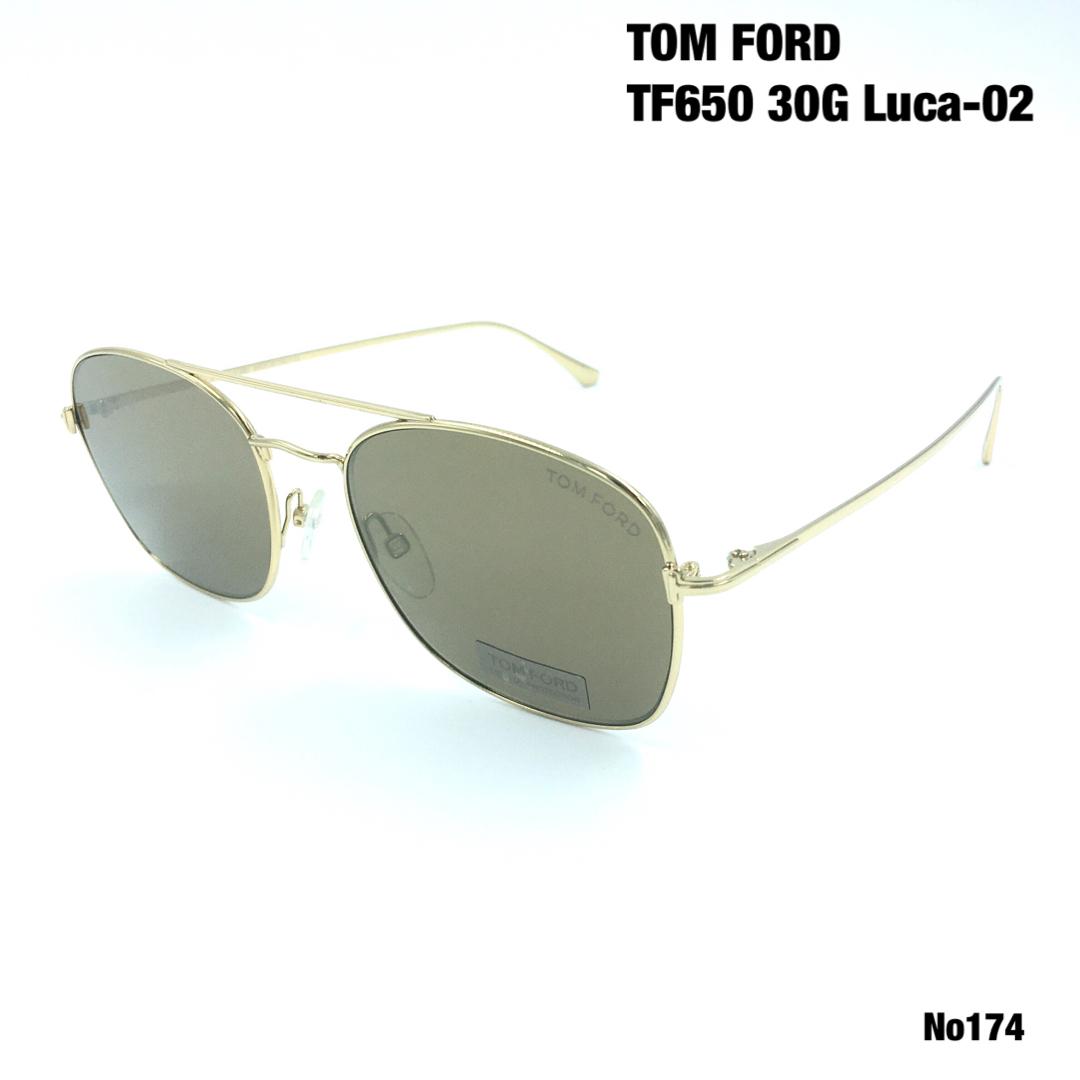 トムフォードEye取扱トムフォード　TOM FORD TF650 30G Luca-02 サングラス