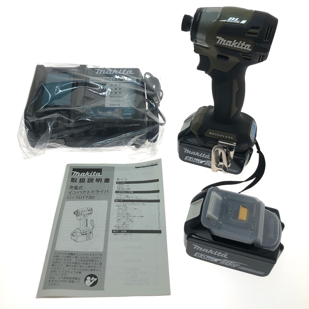 Makita - □□MAKITA マキタ 充電式インパクトドライバ 18V TD173DRGXO