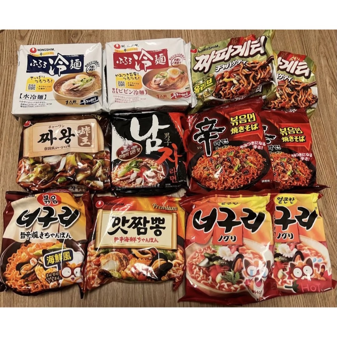 by　韓国インスタントラーメン、冷麺、ちゃんぽんの通販　さな｜ラクマ