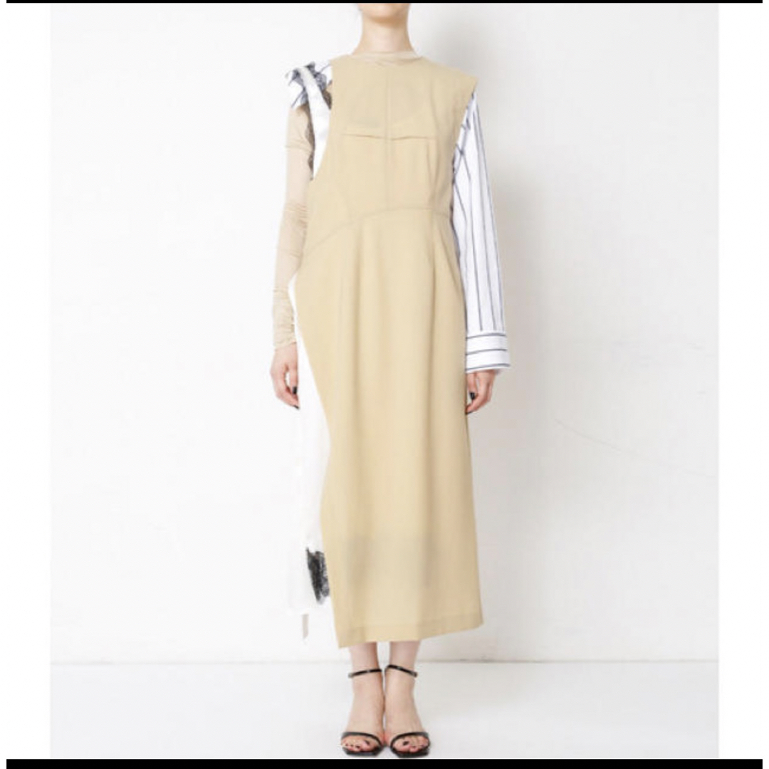LE CIEL BLEU(ルシェルブルー)のアイレネ suits dress IRENE スーツ ドレス ルシェルブルー レディースのワンピース(ロングワンピース/マキシワンピース)の商品写真