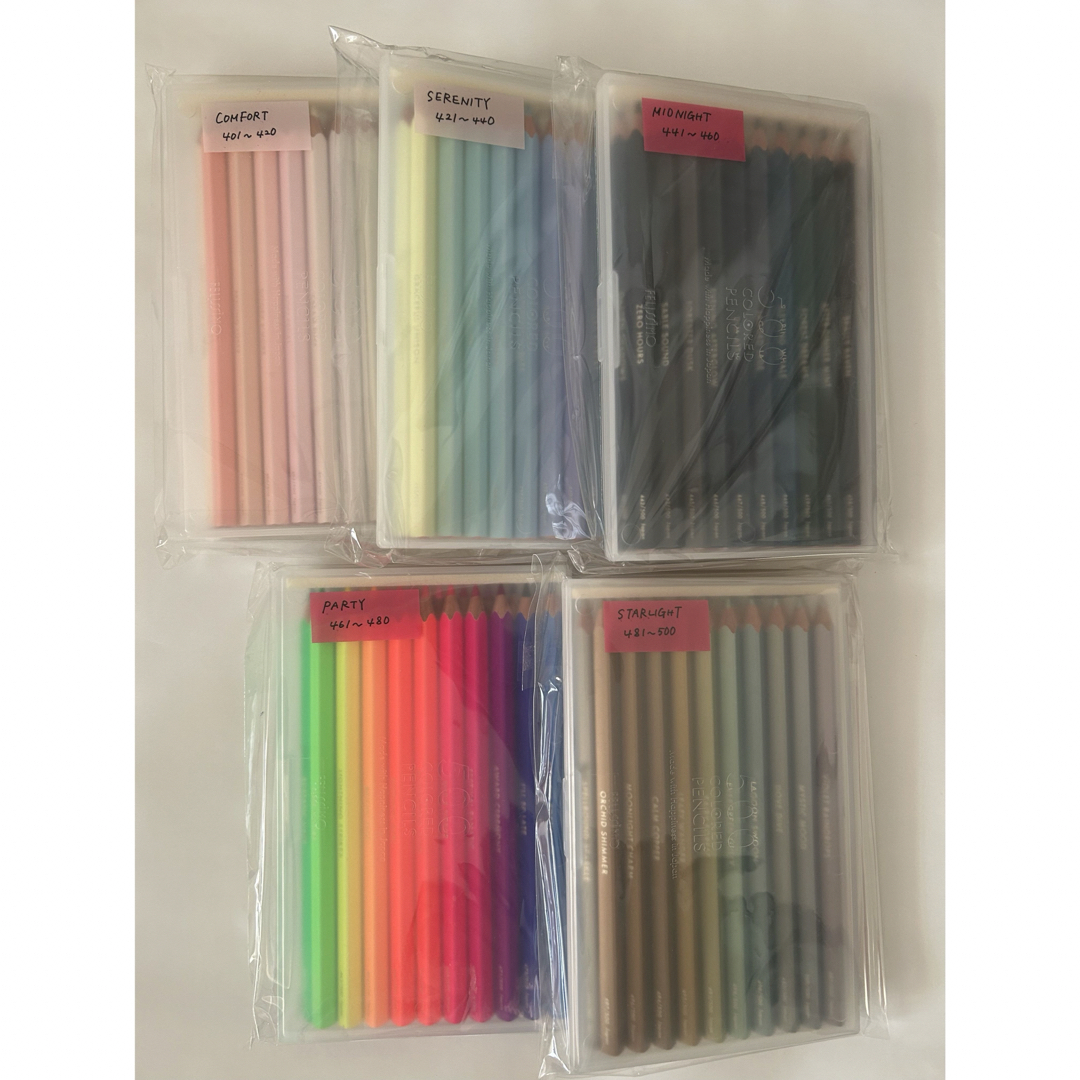 【全色セット】500色の色鉛筆　TOKYO SEEDS - FELISSIMO