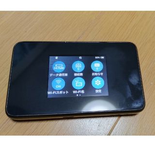 ゼットティーイー(ZTE)のSIMフリー Pocket Wi-Fi 802ZT シルバー(スマートフォン本体)