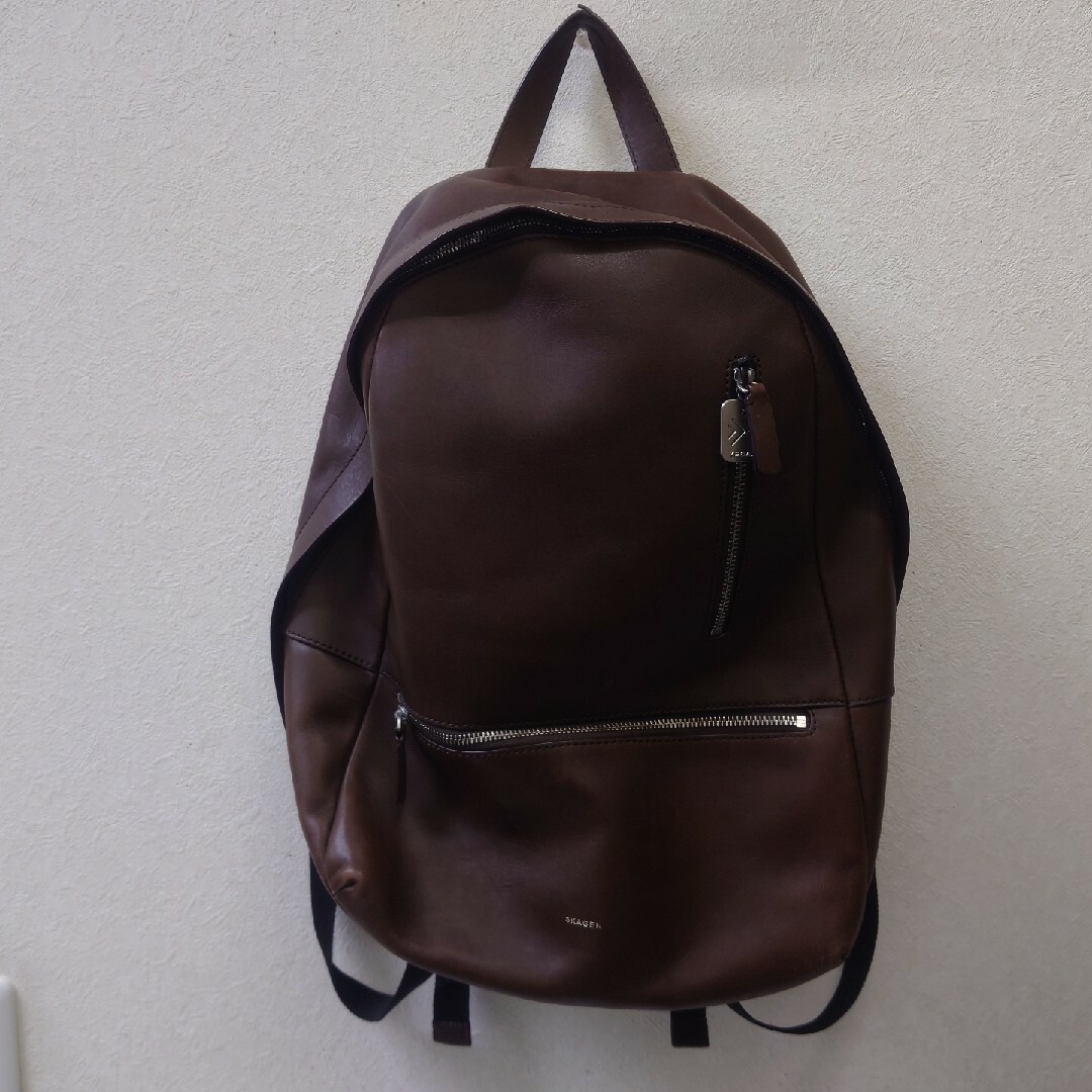 SKAGEN　レザーリュック　KROYER　BACKPACK