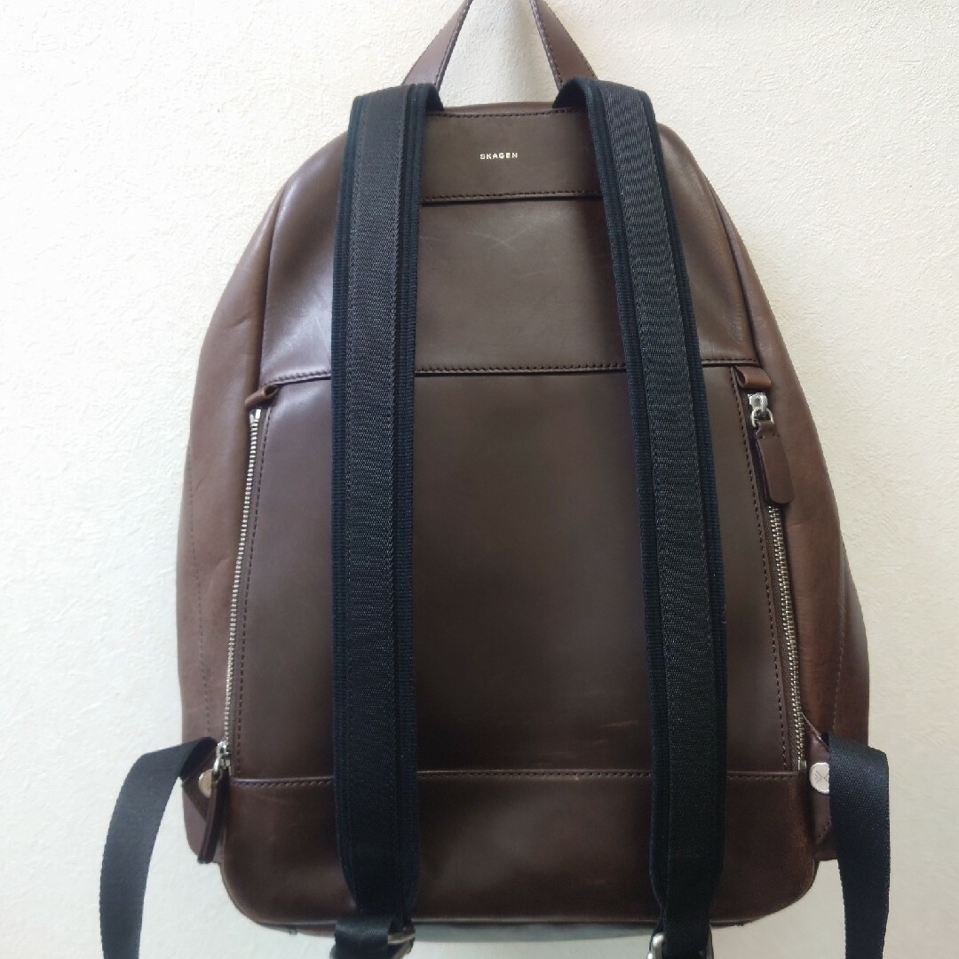 SKAGEN　レザーリュック　KROYER　BACKPACK