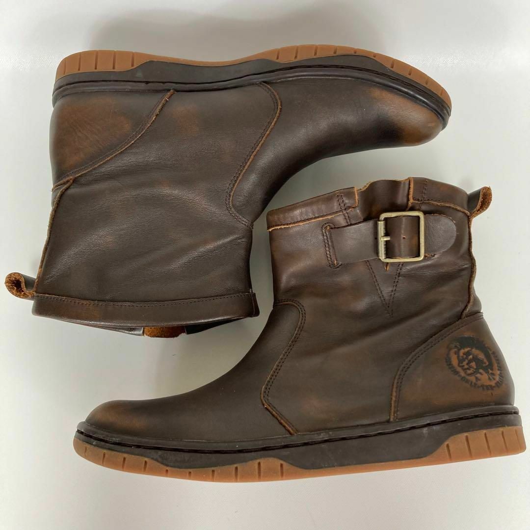 ディーゼル DIESEL BIKERINO レザーブーツ 25.5-