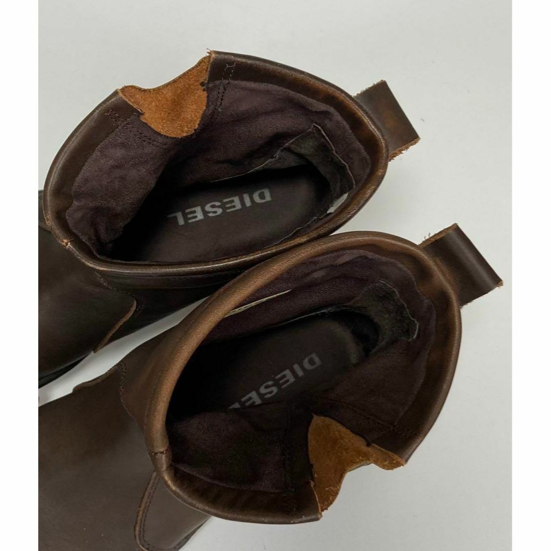 DIESEL - ディーゼル DIESEL BIKERINO レザーブーツ 25.5の通販 by