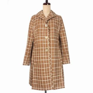 Marni - マルニ MARNI 20AW ウィンドウペン チェック コート 38 茶の