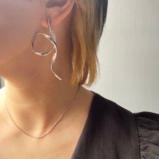 トゥデイフル(TODAYFUL)の【変形アシメトリーピアス】インポートピアス zara yori rosebud(ピアス)