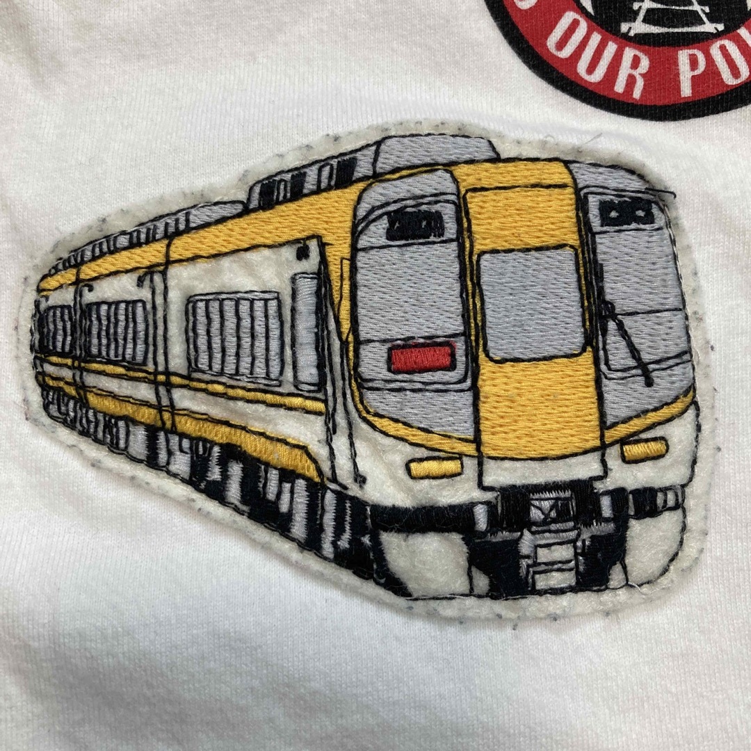 mou jon jon(ムージョンジョン)のハングリーハート　長袖Tシャツ　近鉄電車　しまかぜ　伊勢志摩ライナー　120 キッズ/ベビー/マタニティのキッズ服男の子用(90cm~)(Tシャツ/カットソー)の商品写真