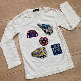 ムージョンジョン(mou jon jon)のハングリーハート　長袖Tシャツ　近鉄電車　しまかぜ　伊勢志摩ライナー　120(Tシャツ/カットソー)