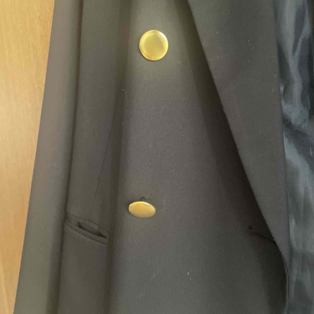GU(ジーユー)のGU 紺ブレザー　ダブルボタン レディースのジャケット/アウター(テーラードジャケット)の商品写真