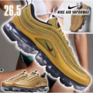 ナイキ(NIKE)のNIKE ナイキ　エアヴェイパーマックス97 メタリックゴールド(スニーカー)