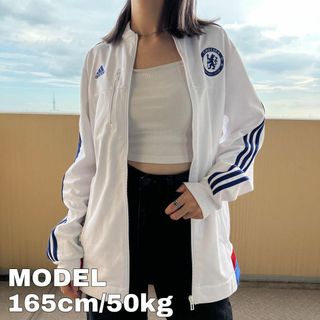 【激レア】adidas チェルシー トラックジャケット ジャージ チェック L