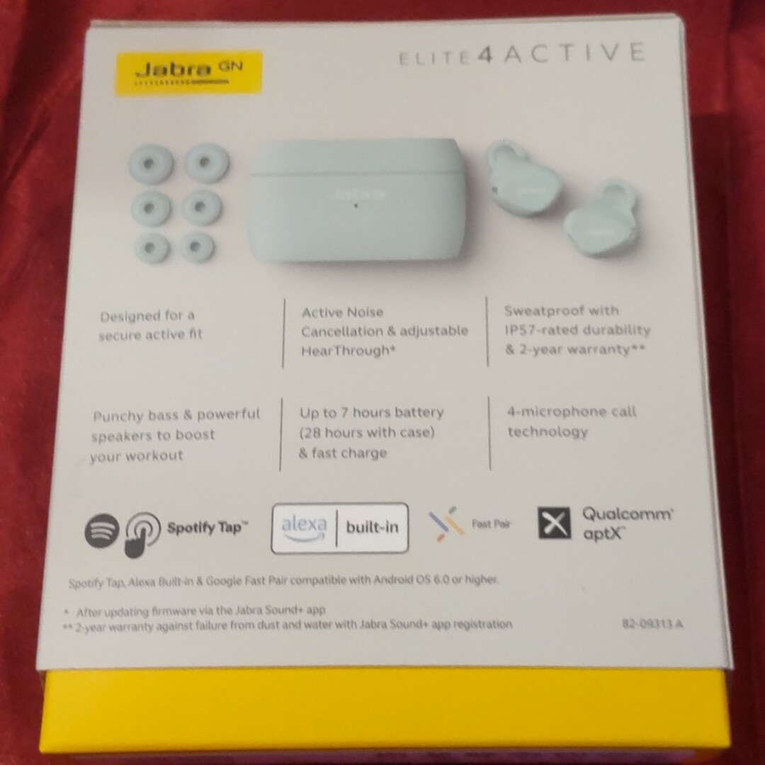 Jabra Elite 4 Active 完全ワイヤレスイヤホン - ヘッドフォン/イヤフォン