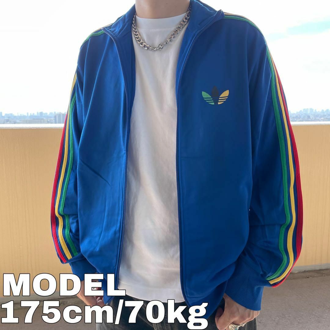 アディダス ジャージ トラックジャケット L イエロー 黄色 ブルー 青 アディダス ジャージ トラックジャケット L イエロー 黄色 ブルー 青