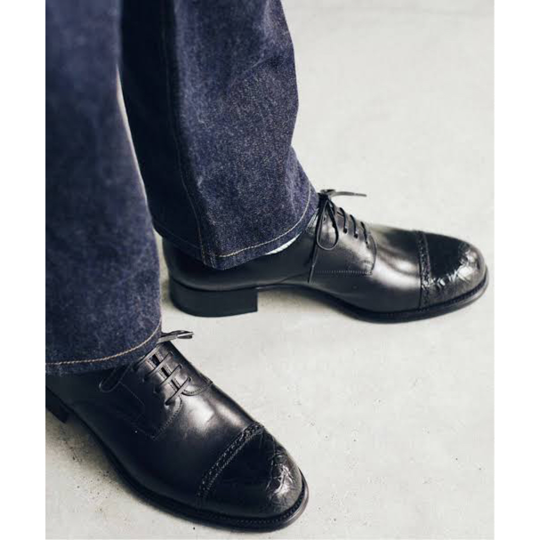 美品】Le Yucca´s×LECHOPPE クロコダイルキャップトゥ 39 美品】Le Yucca´s×LECHOPPE クロコダイルキャップトゥ 39