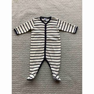 プチバトー(PETIT BATEAU)のプチバトー　ロンパース　6m 67cm(ロンパース)