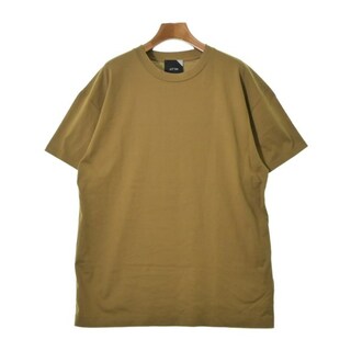 エイトン(ATON)のATON エイトン Tシャツ・カットソー 2(M位) ベージュ 【古着】【中古】(カットソー(半袖/袖なし))