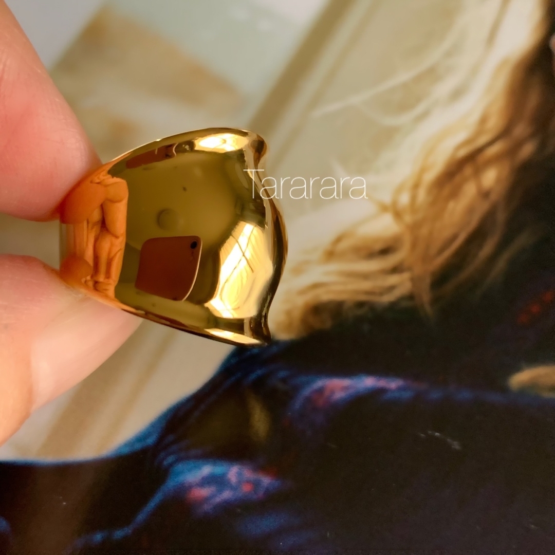 ●stainless WIDE bornリングG●金属アレルギー対応 レディースのアクセサリー(リング(指輪))の商品写真