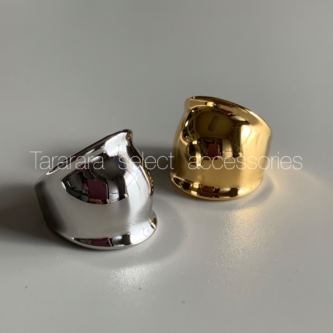 ●stainless WIDE bornリングG●金属アレルギー対応 レディースのアクセサリー(リング(指輪))の商品写真