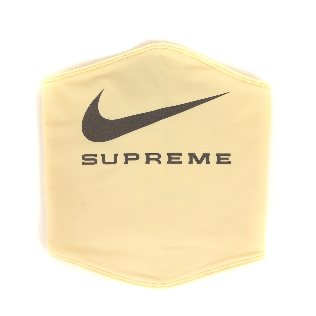 Supreme シュプリーム 21SS NIKE ナイキ リフレクターロゴ ネックウォーマー Neck Warmer ペールイエロー コラボ 【メンズ】