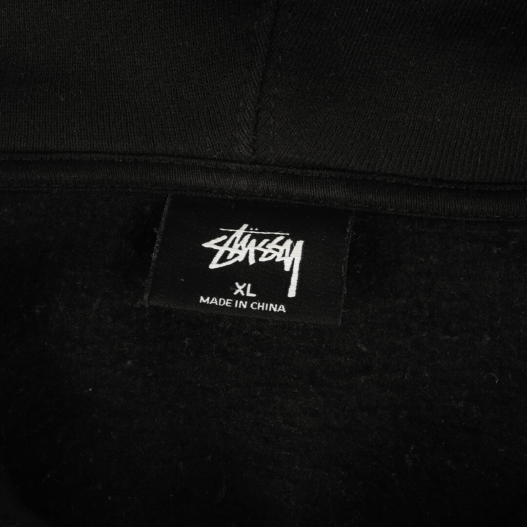 【新品】stussy スウェットパーカー　サイズXL ブラック