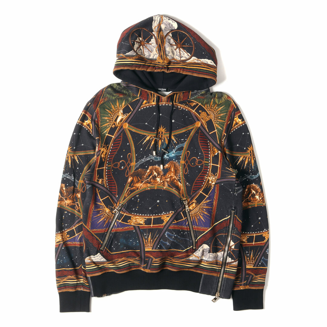 BALMAIN - BALMAIN バルマン パーカー サイズ:M 21SS 12星座 ホース