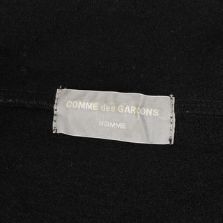 COMME des GARCONS コムデギャルソン ニット フロント 染色 クルーネック ハイゲージ コットン ウールニット / トップス プルオーバー セーター ニットソー 長袖 HOMME 田中オム AD1999 90s グレー【メンズ】