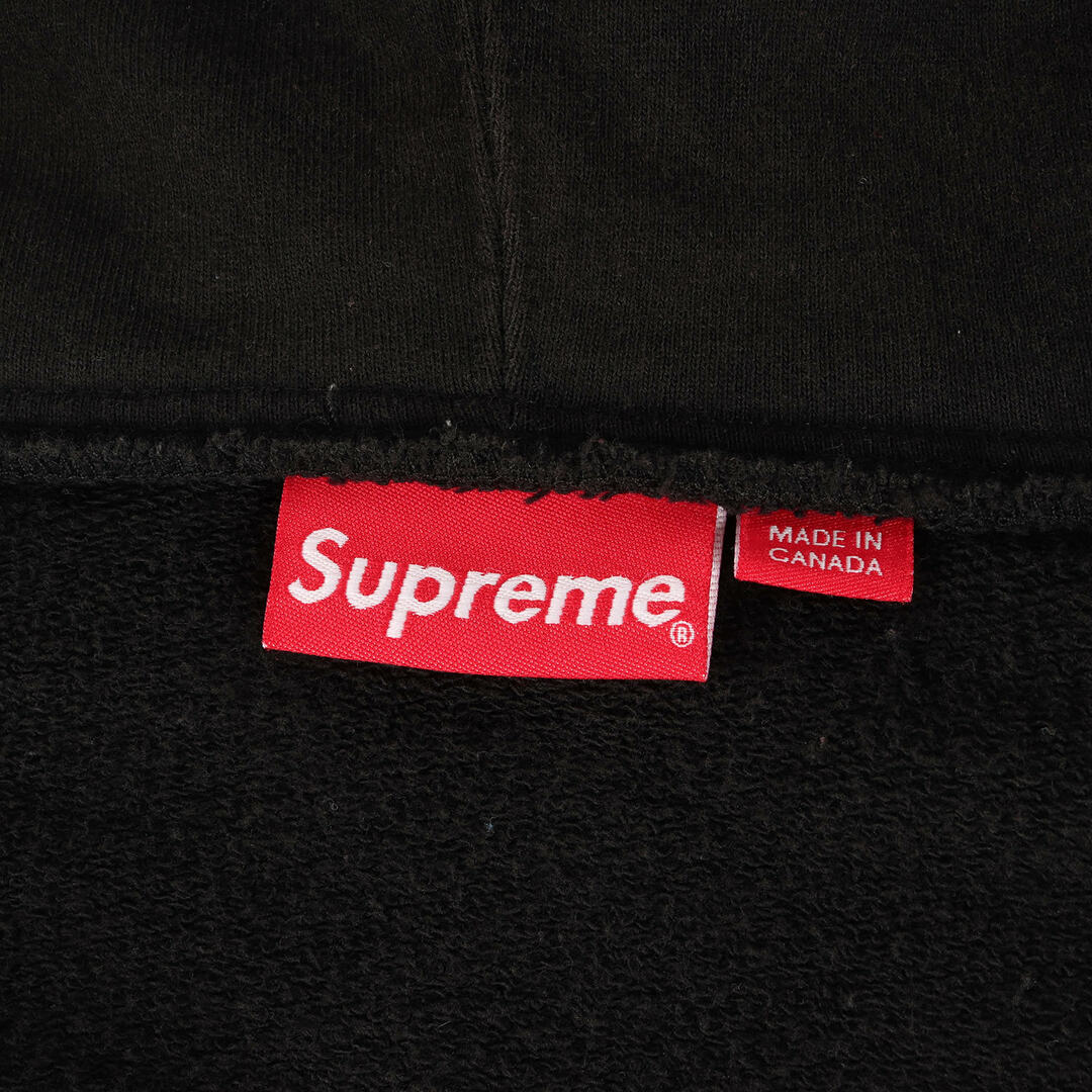 Supreme シュプリーム パーカー サイズ:M フードロゴ フルジップ スウェット パーカー Hooded Foil Logo Zip Up 15SS ブラック 黒 トップス フーディー フーデッド スウェットシャツ 【メンズ】 2