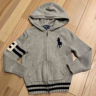 ポロラルフローレン(POLO RALPH LAUREN)のラルフローレン 厚手ニット パーカー　110cm(ジャケット/上着)