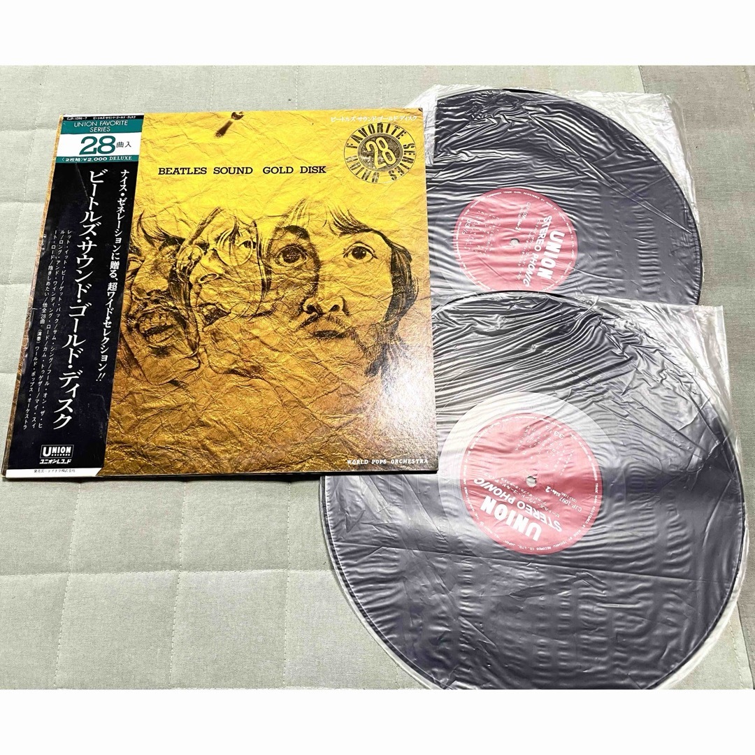 ◆洋楽レコード ビートルズ・サウンド・ゴールド・ディスクTHE BEATTLES ◆洋楽レコード ビートルズ・サウンド・ゴールド・ディスクTHE BEATTLES