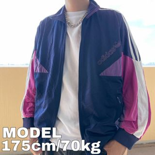 アディダス セットアップ/ジャージ (メンズ)(パープル/紫色系)の通販