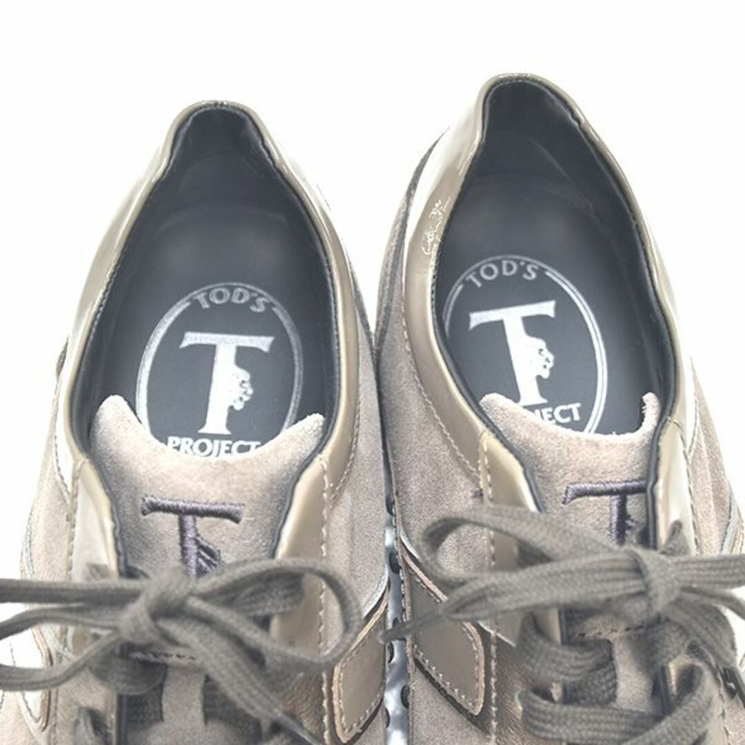 TOD'S - ほぼ新品♪トッズ T PROJECT ロゴタン スニーカー 36(約23cm