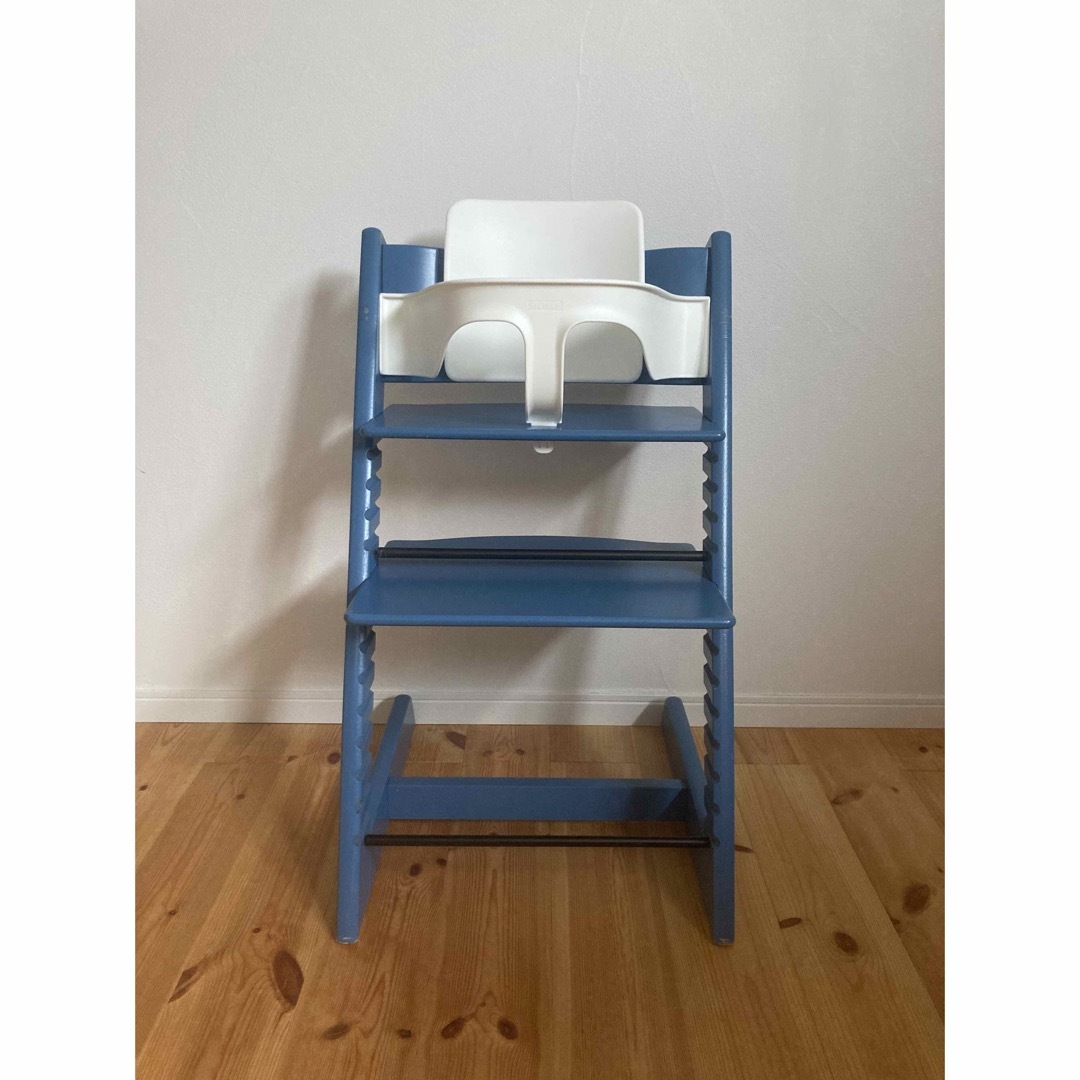 Stokke - ストッケ トリップトラップ ブルー ベビーセット&トレイ付 S ...