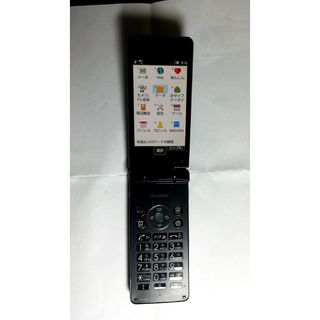 エヌティティドコモ(NTTdocomo)の2216【中古・SIMフリー】ドコモ4GガラホSH-02Lブラック(携帯電話本体)