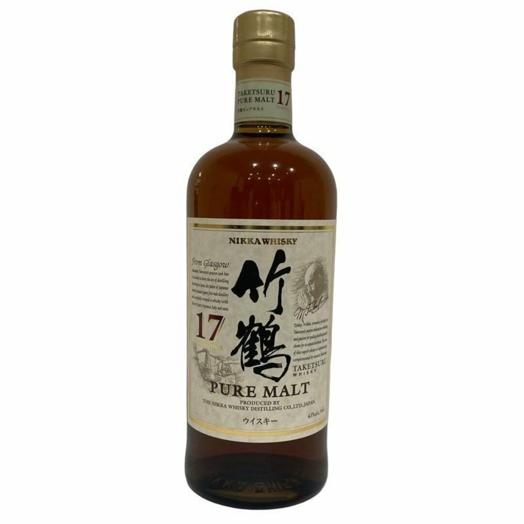 ニッカ 竹鶴 17年 ピュアモルト 700ml 43% 国産ウイスキー