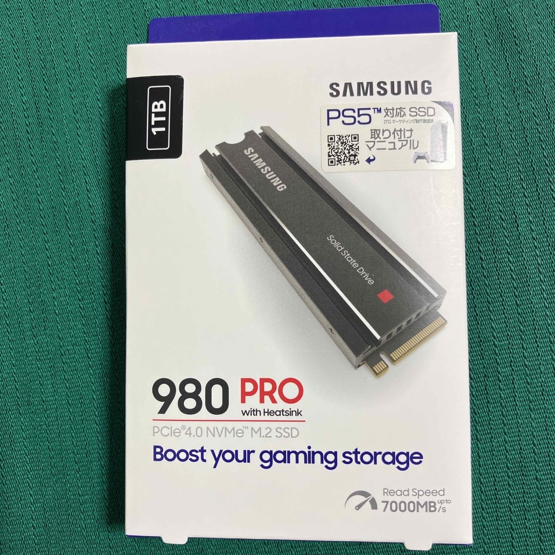 日本サムスン Samsung 980 PRO ヒートシンクモデル 1TB PS5