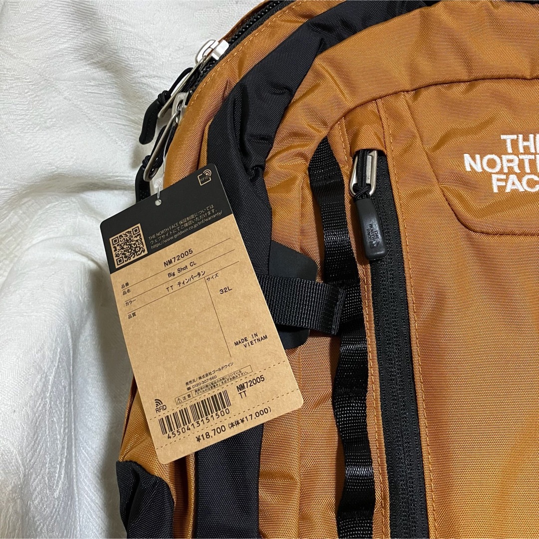 THE NORTH FACE ザノースフェイス ビッグショットCL オレンジ新品