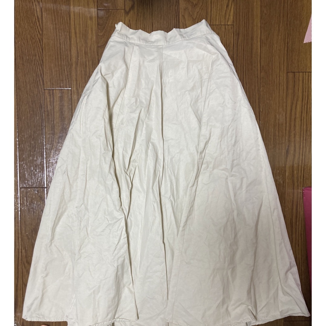 GRL(グレイル)のGRL  ロングスカート　ミルク色 レディースのスカート(ロングスカート)の商品写真