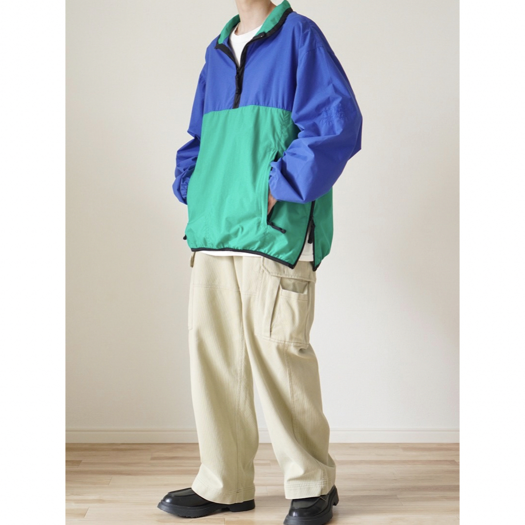 Eddie Bauer - 90s 古着 Eddie Bauer ハーフジップ ナイロンジャケット