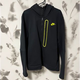 NIKE - NIKE テックフリース パーカー スウェット ブラック ボルト ...