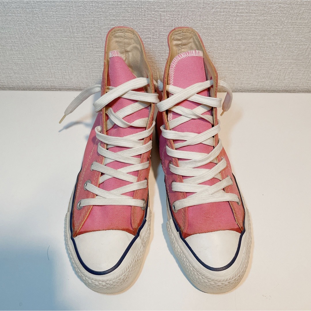 80s CONVERSE コンバース オールスター ピンク ハイカット USA