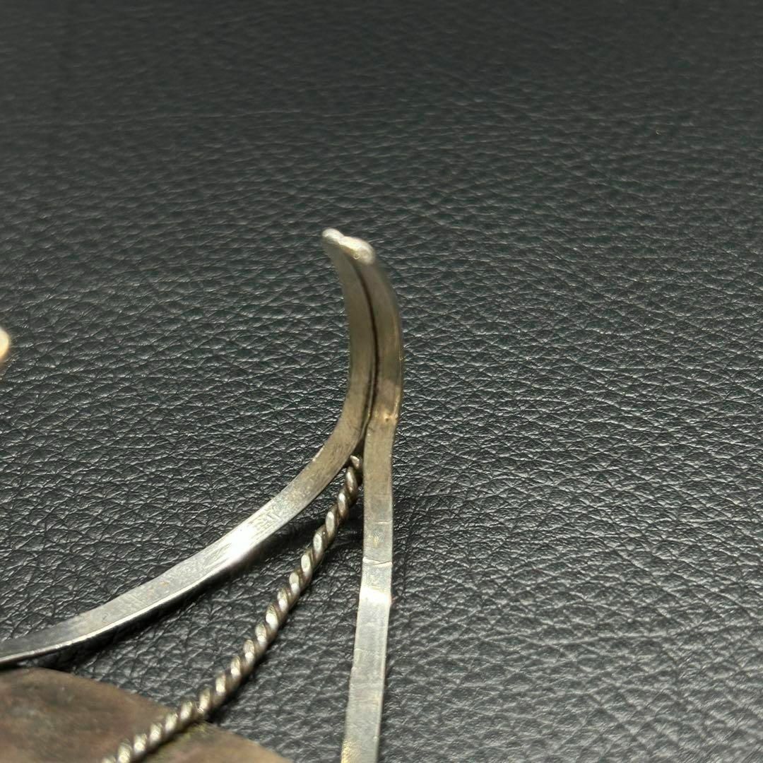 Navajo ナバホ族 バングル ブレスレット ターコイズ シェル