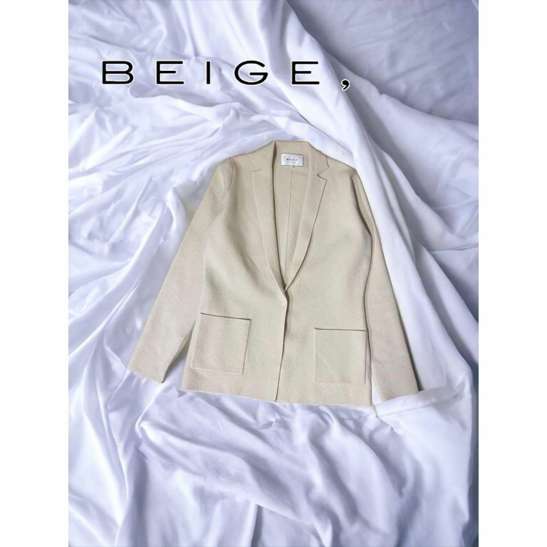 全品送料無料】 BEIGE ベイジ テーラード ジャケット 羊毛 アンゴラ