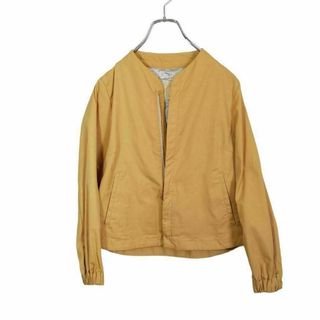 レディース　ジャケット　長袖　ブルゾン　IKEDA STYLE　M　背裏付(ブルゾン)