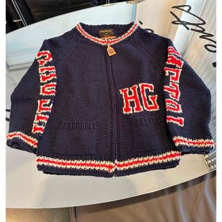 ヒステリックグラマー(HYSTERIC GLAMOUR)のHYSTERIC GLAMOUR ヒステリックグラマー　カウチンニット　カナダ製(ニット/セーター)